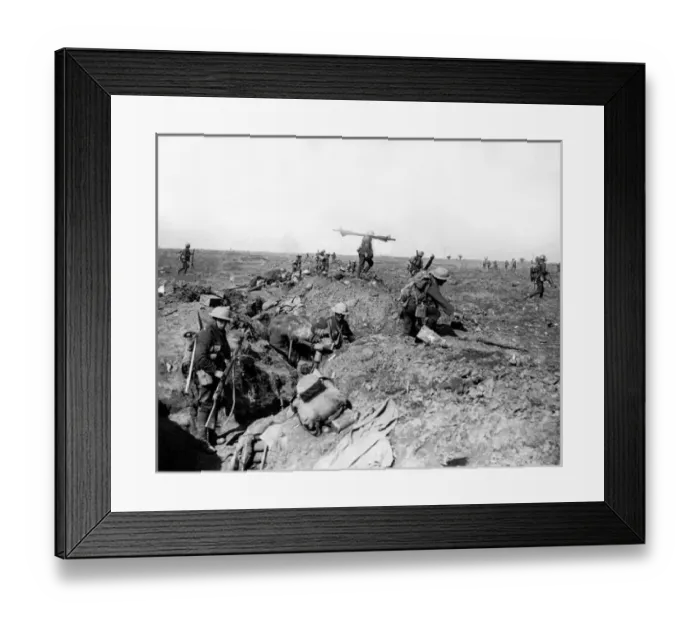 Framed Print : British Reserves on the Western Front, WW1 Framed Print : British Reserves on the Western Front, WW1