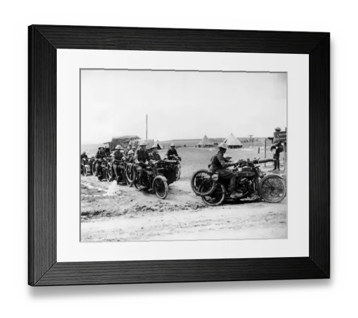 Framed Print : British motor machine gun battery, Western Front, WW1 Framed Print : British motor machine gun battery, Western Front, WW1