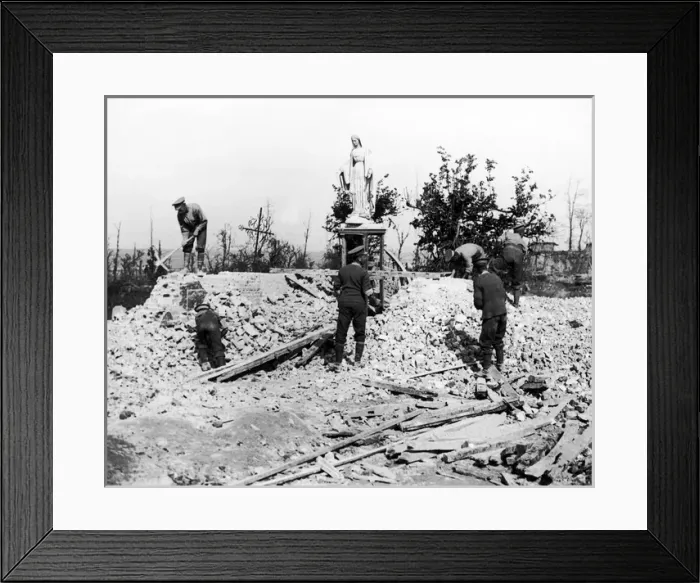 Framed Print : Virgin of Montauban, Western Front, WW1