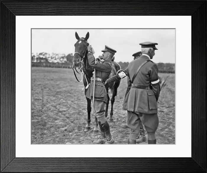 Framed Print : New Zealand Division horse show, Western Front, WW1 Framed Print : New Zealand Division horse show, Western Front, WW1