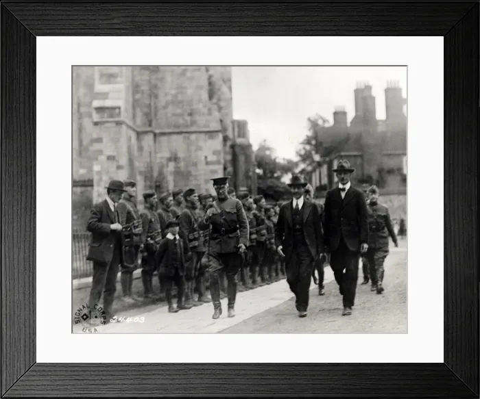 Framed Print : Newton D. Baker, American Secretary of War, France, WW1 Framed Print : Newton D. Baker, American Secretary of War, France, WW1