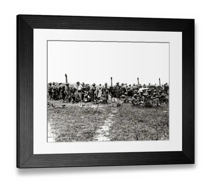 Framed Print : Australian cookhouse on Western Front, WW1 Framed Print : Australian cookhouse on Western Front, WW1