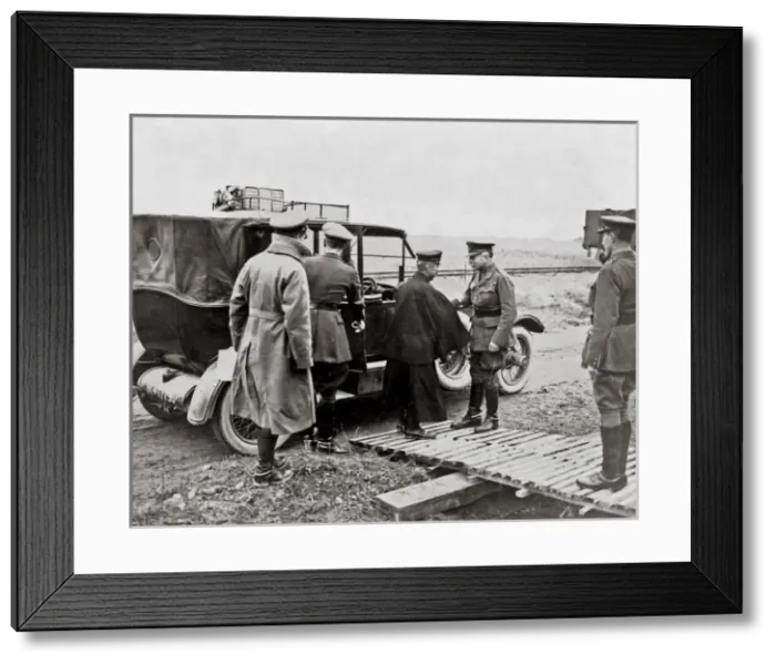 Framed Print : Sir Douglas Haig and Prince Higashifushimi Yorihito, WW1 Framed Print : Sir Douglas Haig and Prince Higashifushimi Yorihito, WW1