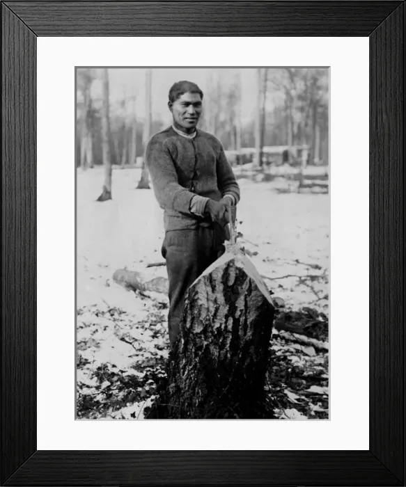 Framed Print : Maori soldier on Western Front, France, WW1 Framed Print : Maori soldier on Western Front, France, WW1