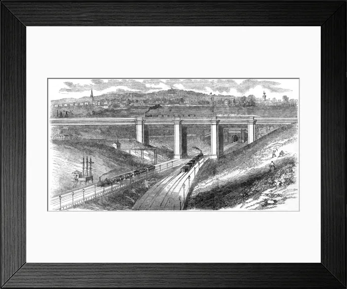 Framed Print : The Camden Town railway: the Great Northern Railway viaduct Framed Print : The Camden Town railway: the Great Northern Railway viaduct