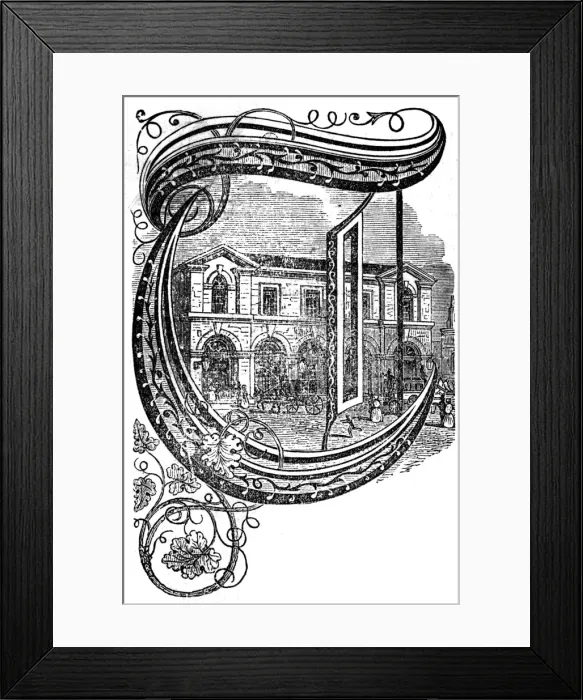 Framed Print : The Camden Town railway: Fenchurch Station, 1851 Framed Print : The Camden Town railway: Fenchurch Station, 1851