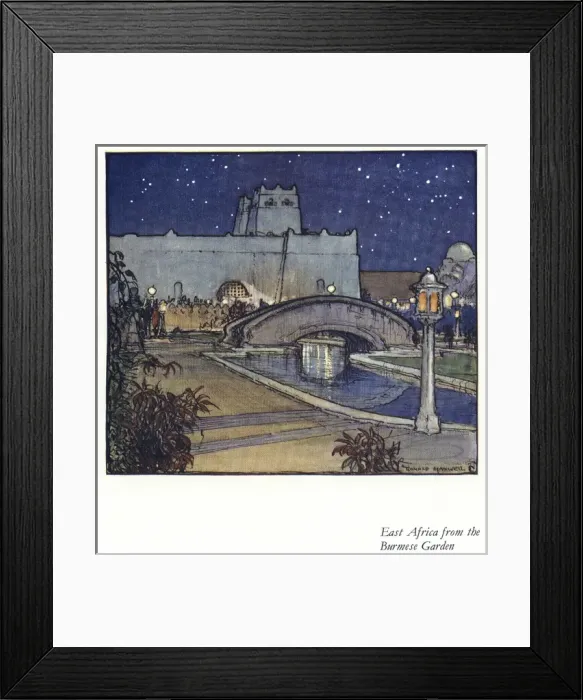 Framed Print : British Empire Exhibition, Wembley