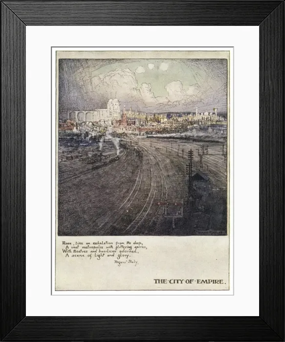 Framed Print : British Empire Exhibition, Wembley Framed Print : British Empire Exhibition, Wembley