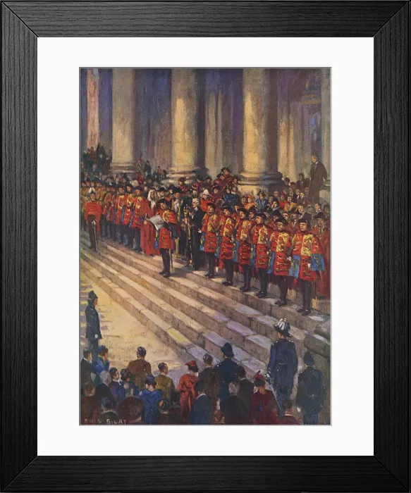 Framed Print : Proclamation of King George VIs accession Framed Print : Proclamation of King George VIs accession