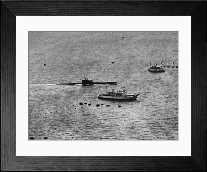 Framed Print : Submarine in Hong Kong Harbour Framed Print : Submarine in Hong Kong Harbour