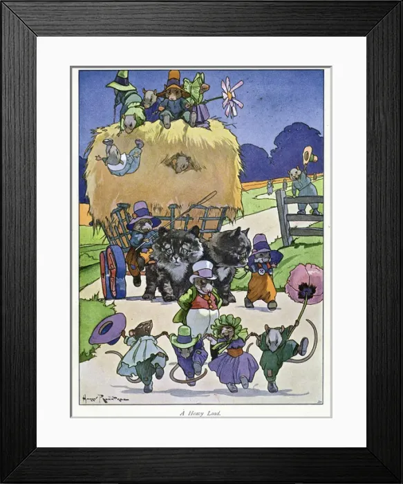 Framed Print : Pug Peter -- mice at harvest time Framed Print : Pug Peter -- mice at harvest time