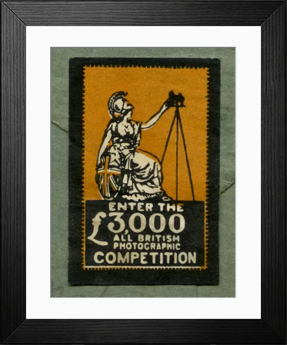 Framed Print : Advertisement for photographic competition Framed Print : Advertisement for photographic competition