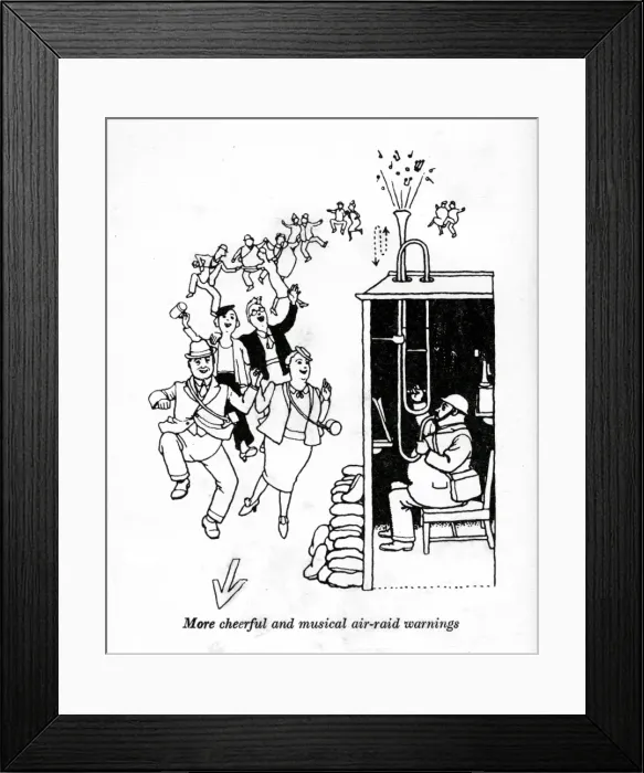 Framed Print : Heath Robinson - Wartime Cartoons - WWII Framed Print : Heath Robinson - Wartime Cartoons - WWII