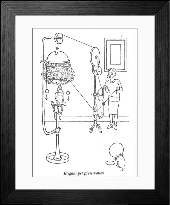 Framed Print : Heath Robinson - Wartime Cartoons - WWII Framed Print : Heath Robinson - Wartime Cartoons - WWII