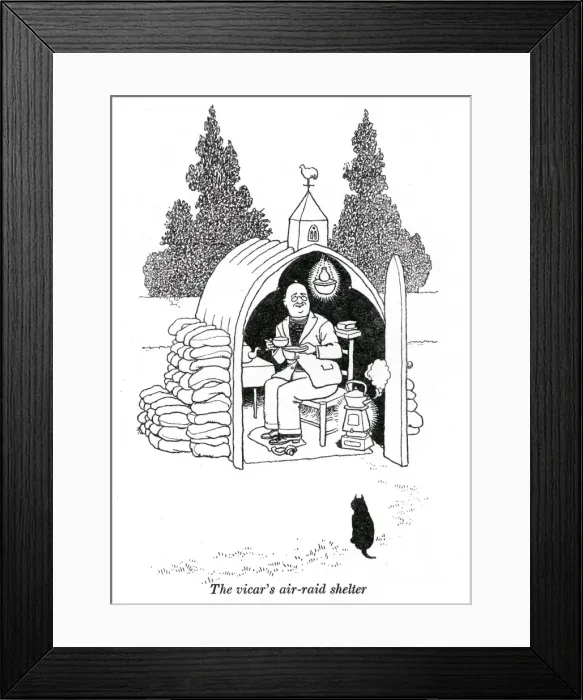 Framed Print : Heath Robinson - Wartime Cartoons - WWII Framed Print : Heath Robinson - Wartime Cartoons - WWII