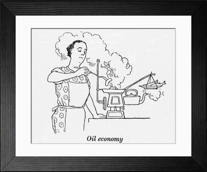 Framed Print : Heath Robinson - Wartime Cartoons - WWII Framed Print : Heath Robinson - Wartime Cartoons - WWII