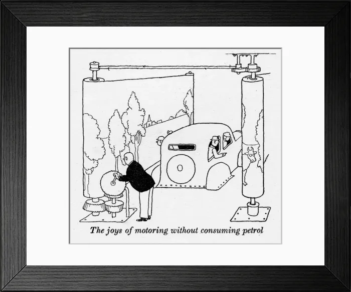 Framed Print : Heath Robinson - Wartime Cartoons - WWII Framed Print : Heath Robinson - Wartime Cartoons - WWII