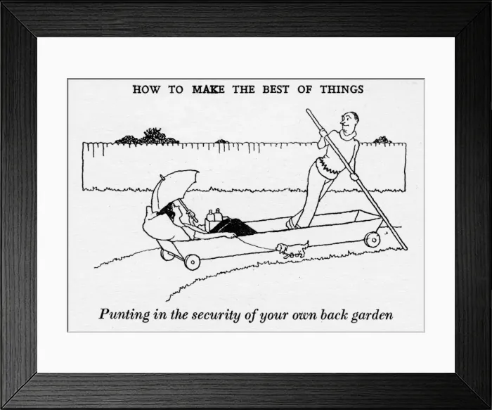 Framed Print : Heath Robinson - Wartime Cartoons - WWII Framed Print : Heath Robinson - Wartime Cartoons - WWII