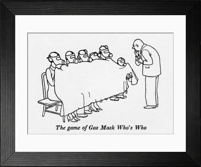 Framed Print : Heath Robinson - Wartime Cartoons - WWII Framed Print : Heath Robinson - Wartime Cartoons - WWII