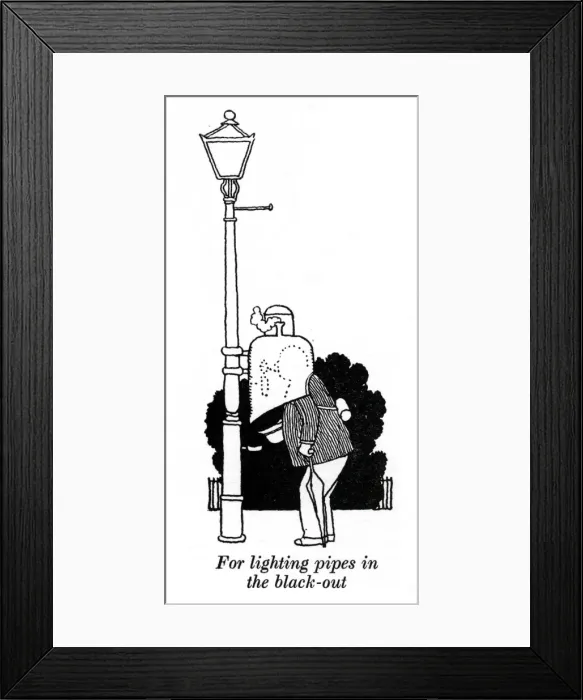Framed Print : Heath Robinson - Wartime Cartoons - WWII Framed Print : Heath Robinson - Wartime Cartoons - WWII