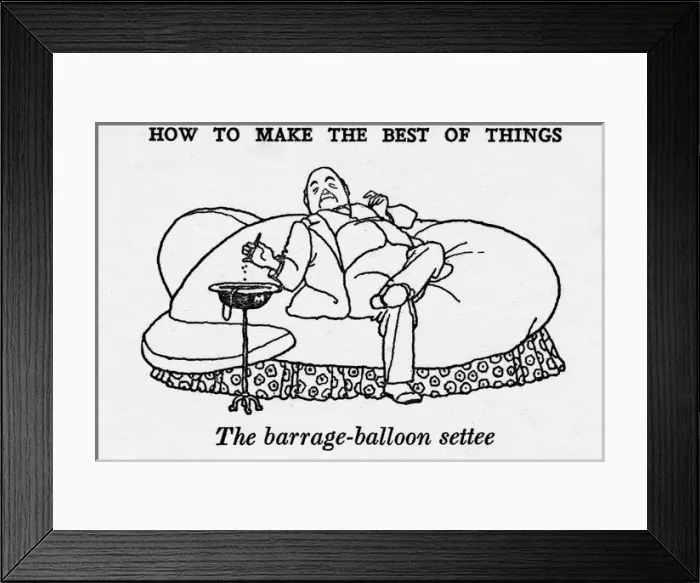 Framed Print : Heath Robinson - Wartime Cartoons - WWII Framed Print : Heath Robinson - Wartime Cartoons - WWII