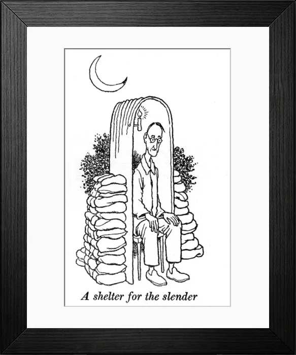 Framed Print : Heath Robinson - Wartime Cartoons - WWII Framed Print : Heath Robinson - Wartime Cartoons - WWII