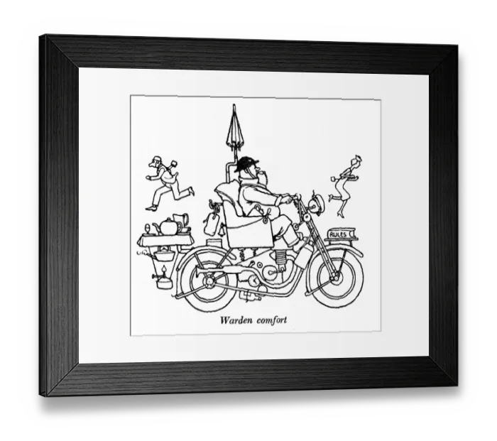 Framed Print : Heath Robinson - Wartime Cartoons - WWII Framed Print : Heath Robinson - Wartime Cartoons - WWII