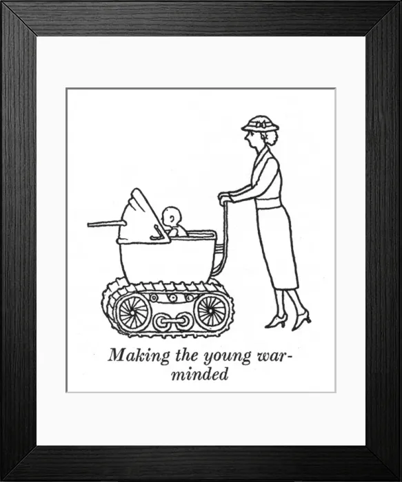 Framed Print : Heath Robinson - Wartime Cartoons - WWII Framed Print : Heath Robinson - Wartime Cartoons - WWII