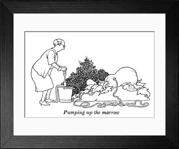 Framed Print : Heath Robinson - Wartime Cartoons - WWII Framed Print : Heath Robinson - Wartime Cartoons - WWII