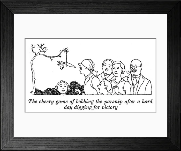 Framed Print : Heath Robinson - Wartime Cartoons - WWII Framed Print : Heath Robinson - Wartime Cartoons - WWII
