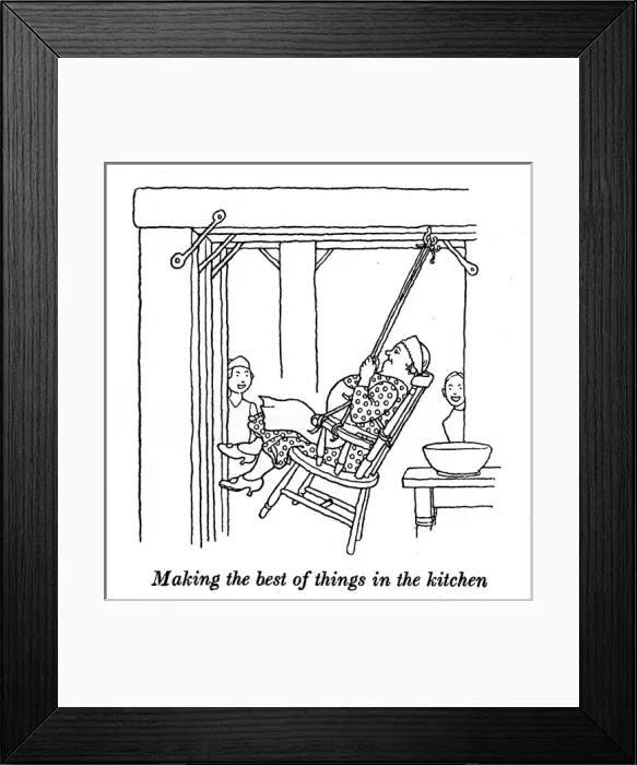 Framed Print : Heath Robinson - Wartime Cartoons - WWII Framed Print : Heath Robinson - Wartime Cartoons - WWII