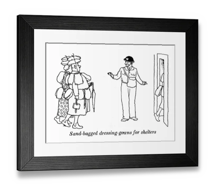 Framed Print : Heath Robinson - Wartime Cartoons - WWII Framed Print : Heath Robinson - Wartime Cartoons - WWII