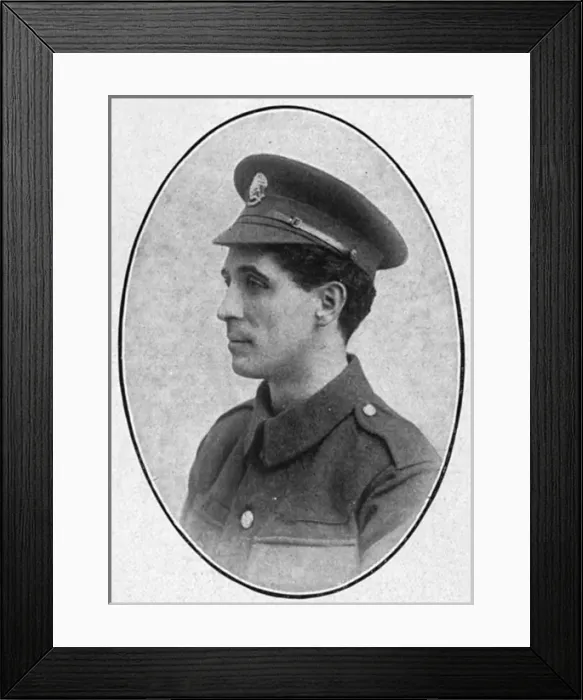 Framed Print : A Poet in Khaki - Edmund John Framed Print : A Poet in Khaki - Edmund John
