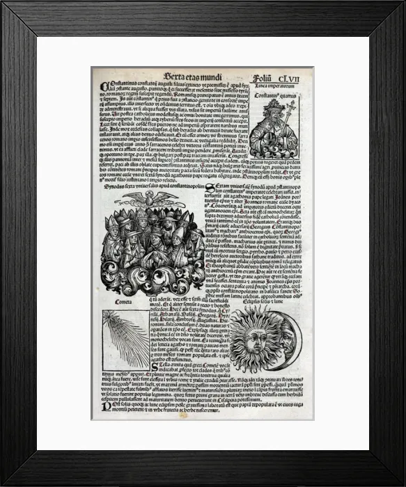 Framed Print : A Pope with church leaders Framed Print : A Pope with church leaders