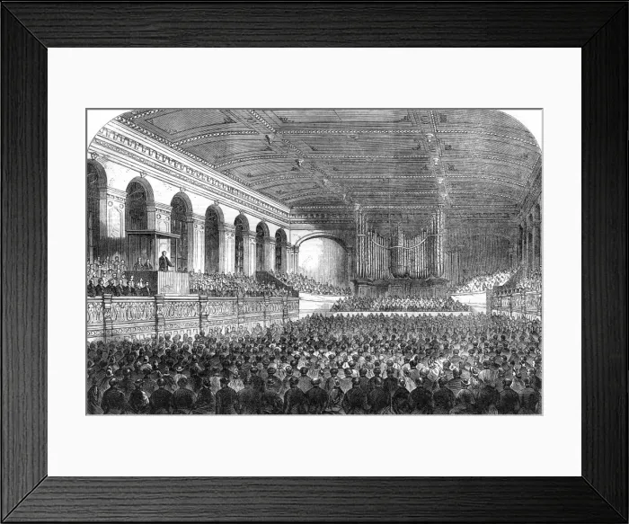 Framed Print : British Association meeting Framed Print : British Association meeting