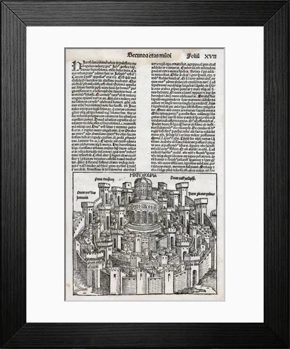 Framed Print : City of Jerusalem Framed Print : City of Jerusalem
