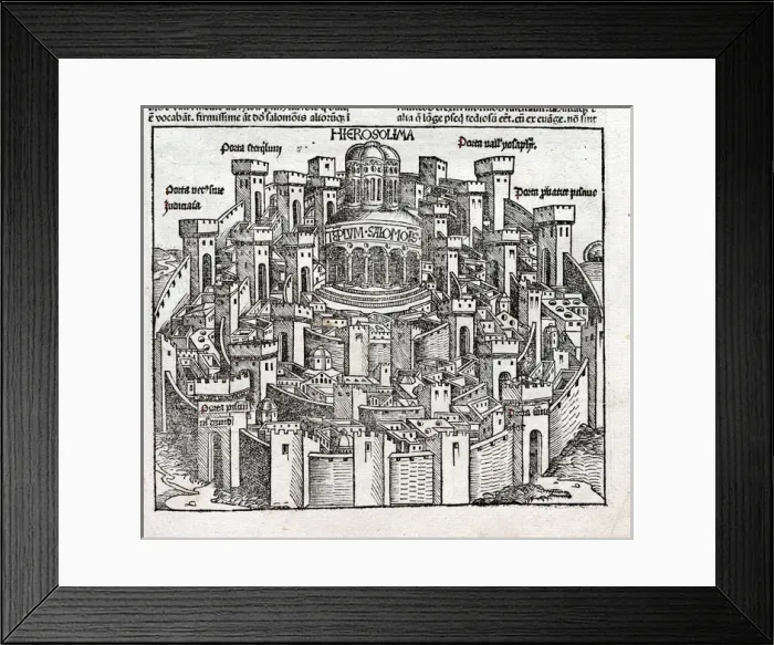 Framed Print : City of Jerusalem Framed Print : City of Jerusalem