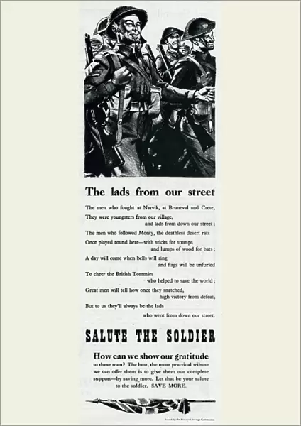 Advert from the National Savings Committee 1944