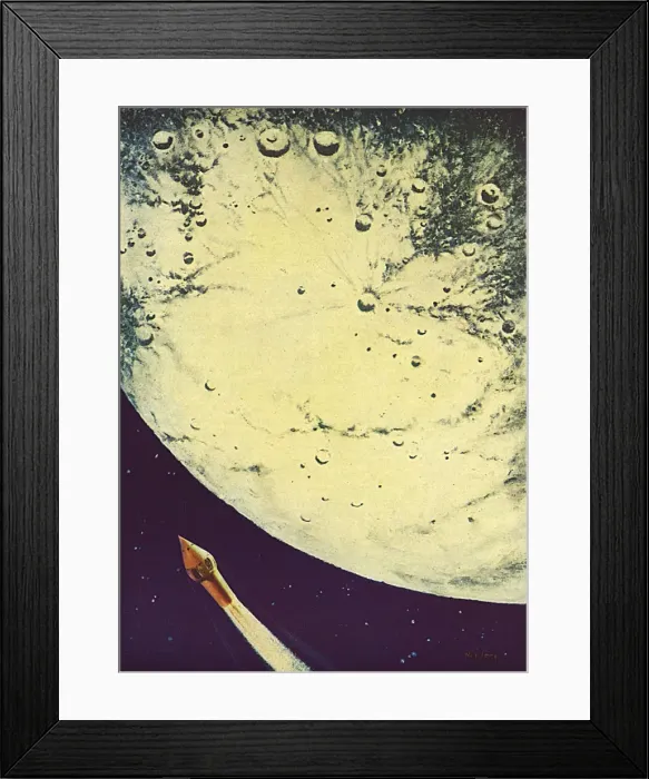 Framed Print : Flights into the Future - space age exploration Framed Print : Flights into the Future - space age exploration