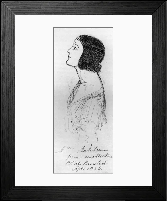 Framed Print : Madame Malibran Framed Print : Madame Malibran