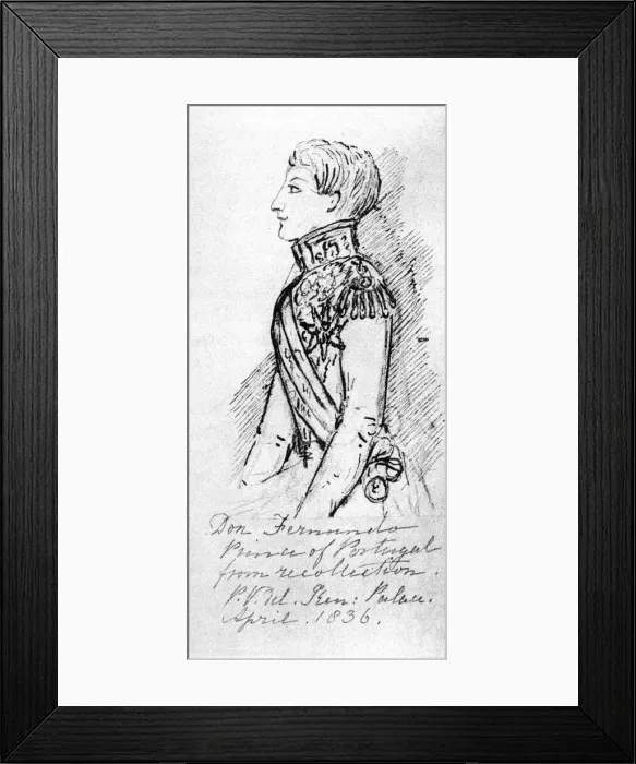 Framed Print : Prince Ferdinand of Saxe-Coburg Framed Print : Prince Ferdinand of Saxe-Coburg