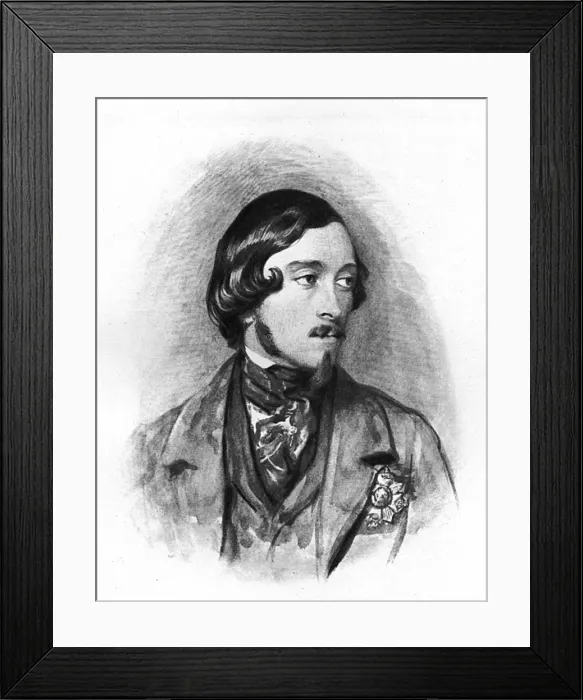 Framed Print : Prince Ernest, later Duke of Saxe-Coburg Framed Print : Prince Ernest, later Duke of Saxe-Coburg
