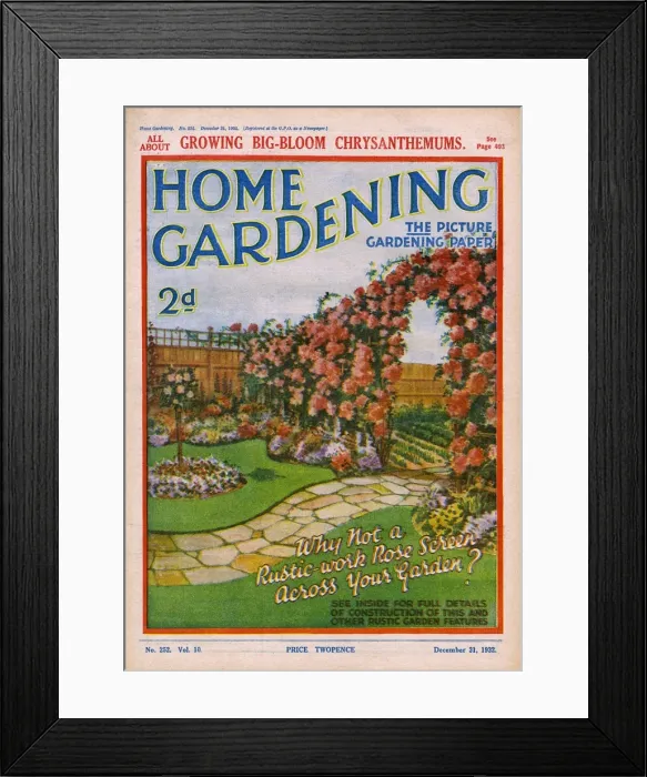 Framed Print : Home Gardening magazine, December 1932 Framed Print : Home Gardening magazine, December 1932