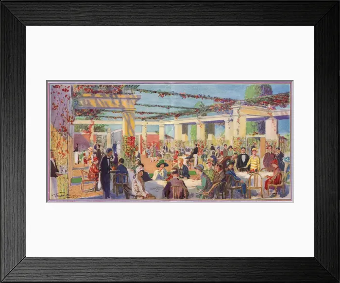 Framed Print : The Garden Grill at the May Fair Hotel Framed Print : The Garden Grill at the May Fair Hotel