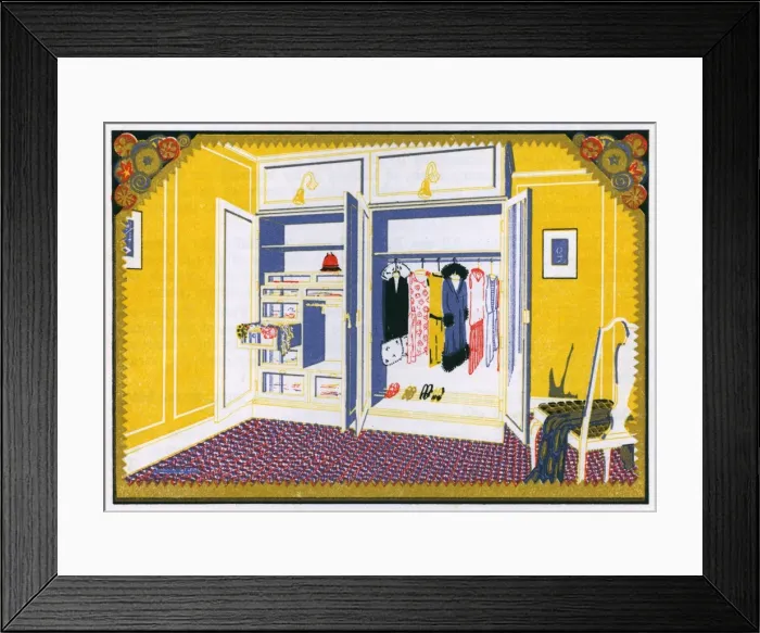 Framed Print : Wardrobe at the May Fair Hotel Framed Print : Wardrobe at the May Fair Hotel