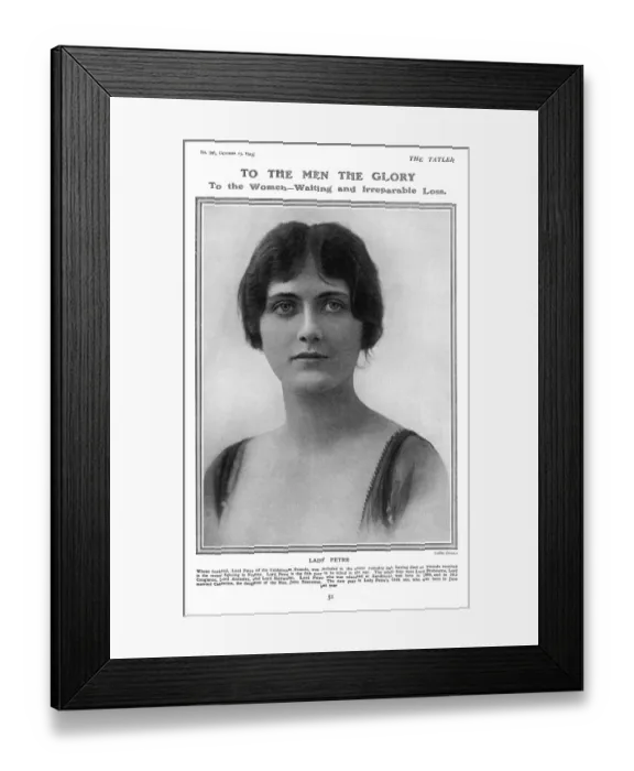 Framed Print : Lady Petre Framed Print : Lady Petre