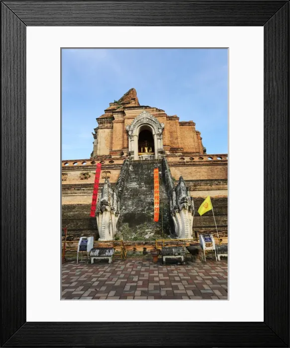 Framed Print : Stupa, Wat Chedi Luang temple, Chiang Mai Framed Print : Stupa, Wat Chedi Luang temple, Chiang Mai