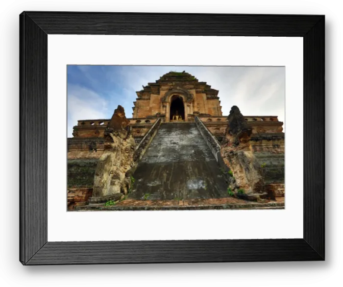 Framed Print : Stupa, Wat Chedi Luang temple, Chiang Mai, Thailand Framed Print : Stupa, Wat Chedi Luang temple, Chiang Mai, Thailand