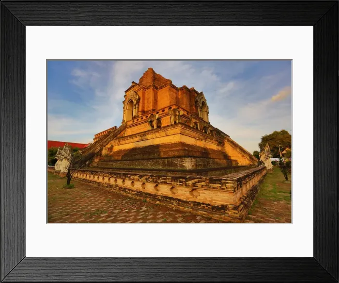 Framed Print : Stupa, Wat Chedi Luang temple, Chiang Mai Framed Print : Stupa, Wat Chedi Luang temple, Chiang Mai