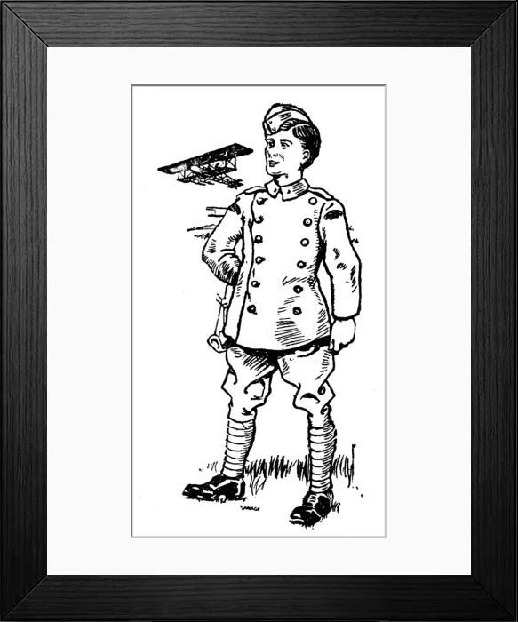 Framed Print : Childs Royal Flying Corps uniform, World War One Framed Print : Childs Royal Flying Corps uniform, World War One